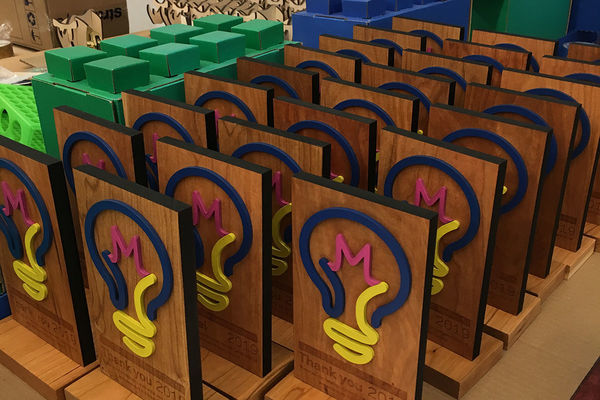 Wooden Plaques For Startup Moxie